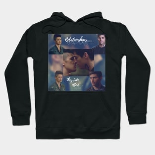 Malec: Relationship, they take effort. Hoodie